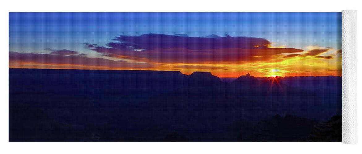 Arizona Yoga Mat featuring the photograph Sunrise in the Canyon by Rick Furmanek