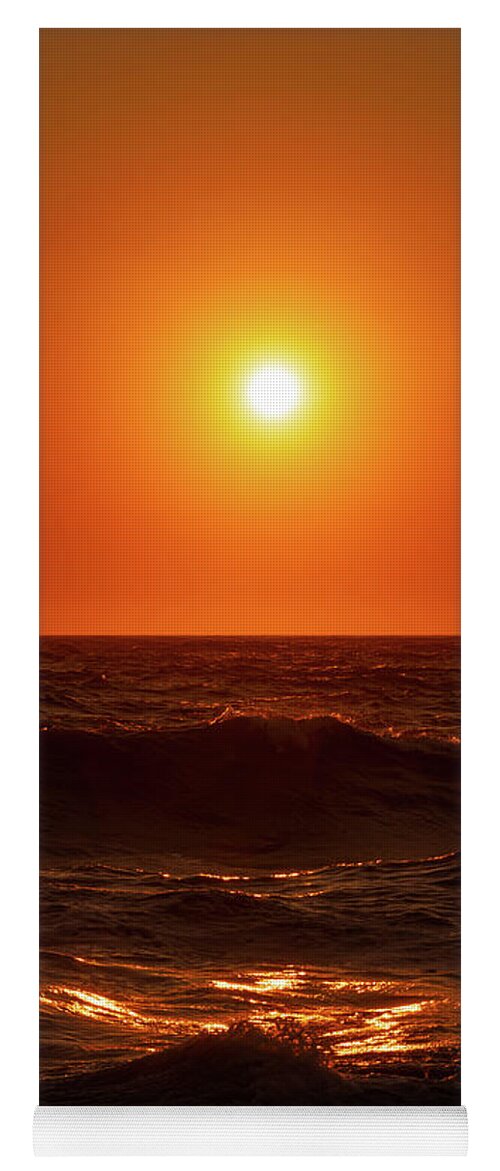 Sunset Yoga Mat featuring the photograph Sunset Haze by Gary Skiff
