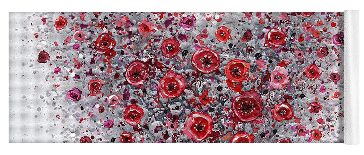 Heart Yoga Mat featuring the painting Sweet Hearted by Amanda Dagg