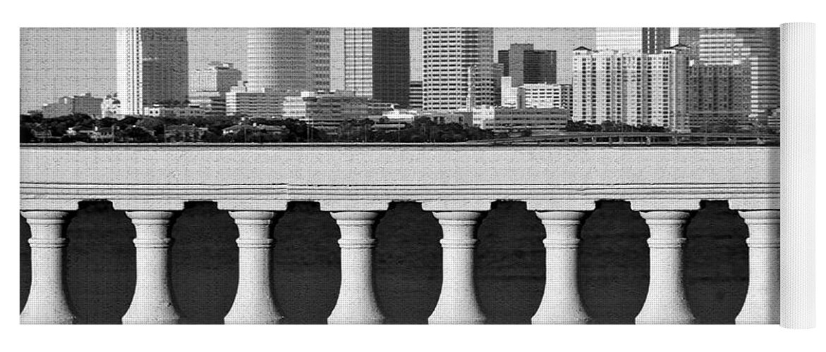 Tampa Yoga Mat featuring the photograph Tampa's famous balustrades by David Lee Thompson