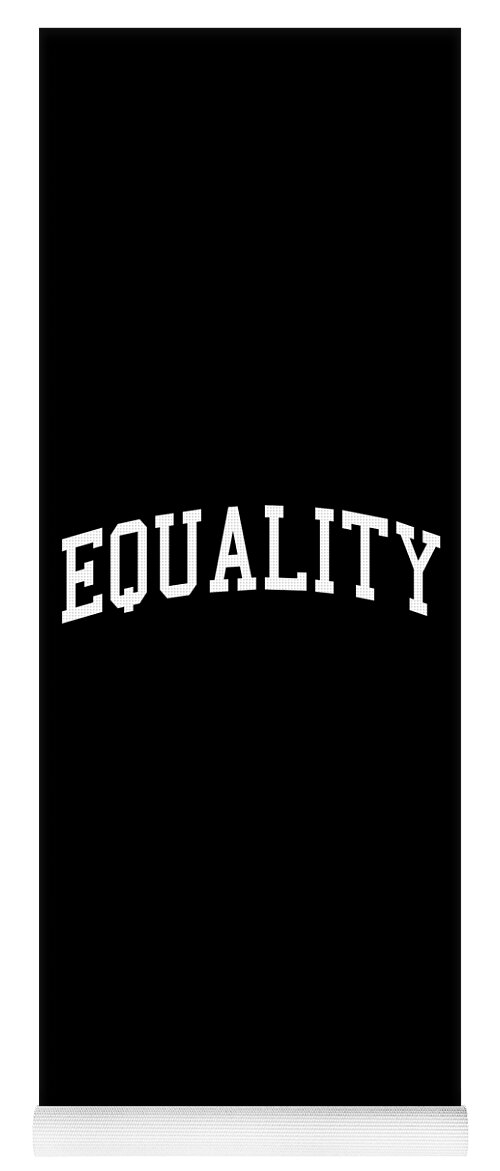 Funny Yoga Mat featuring the digital art Team Equality by Flippin Sweet Gear