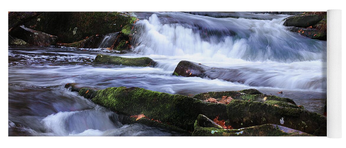 Tellico River Yoga Mat featuring the photograph Tellico Moment by Rick Lipscomb