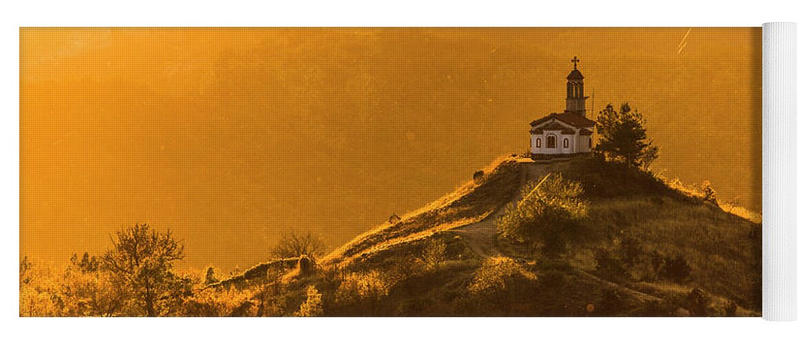 Bulgaria Yoga Mat featuring the photograph Temple In a Holy Mountain by Evgeni Dinev