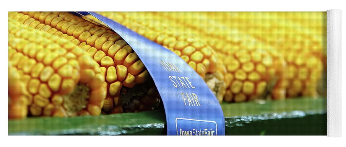 Corn Yoga Mat featuring the photograph That's A Winner by Lens Art Photography By Larry Trager