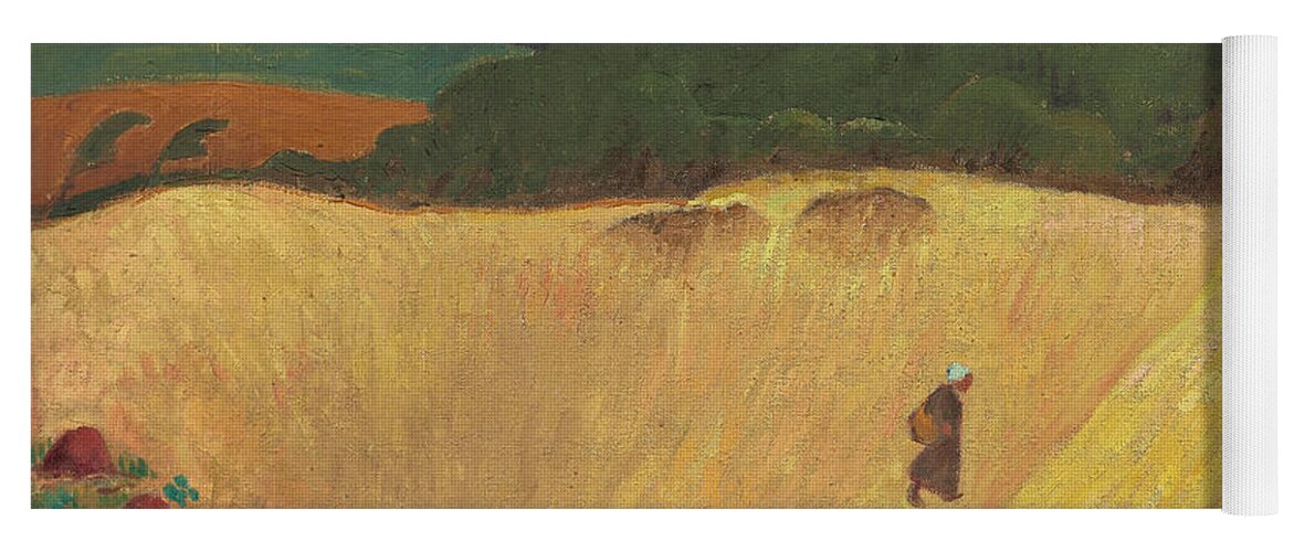 19th Century Artists Yoga Mat featuring the painting The Beach of Les Grands Sables at Le Pouldu by Paul Serusier