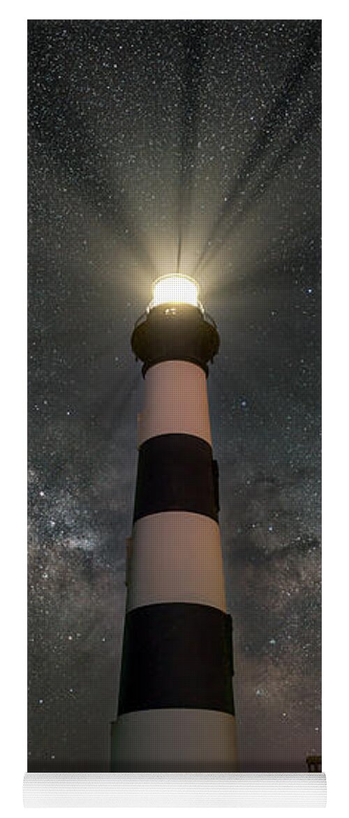 Lighthouse Yoga Mat featuring the photograph The Beacon by Arthur Oleary