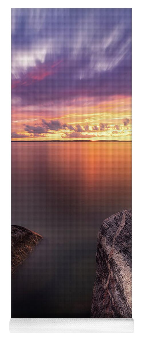 Sunset Yoga Mat featuring the photograph The Beautiful Evening Light by Nate Brack