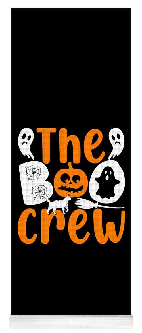 Halloween Yoga Mat featuring the digital art The Boo Crew Halloween by Flippin Sweet Gear