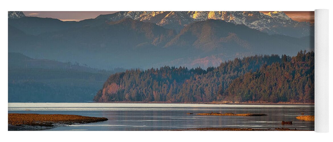 Bay Yoga Mat featuring the photograph The Brothers from Hood Canal by Jeff Goulden