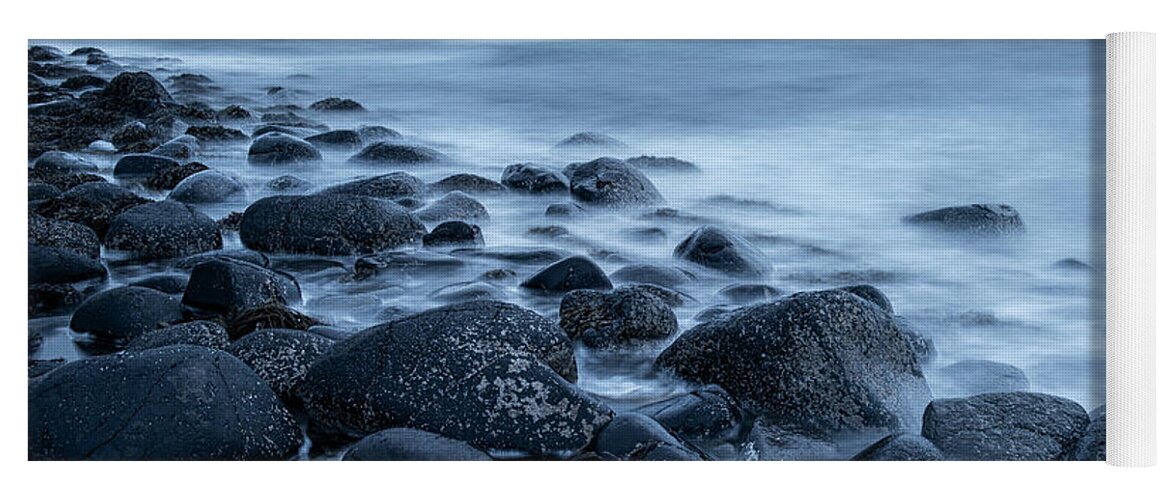 Sea Yoga Mat featuring the photograph The Calming Ocean by David Lichtneker