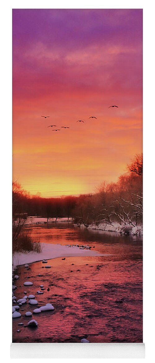  Yoga Mat featuring the photograph The Gift of a New Day by Rob Blair