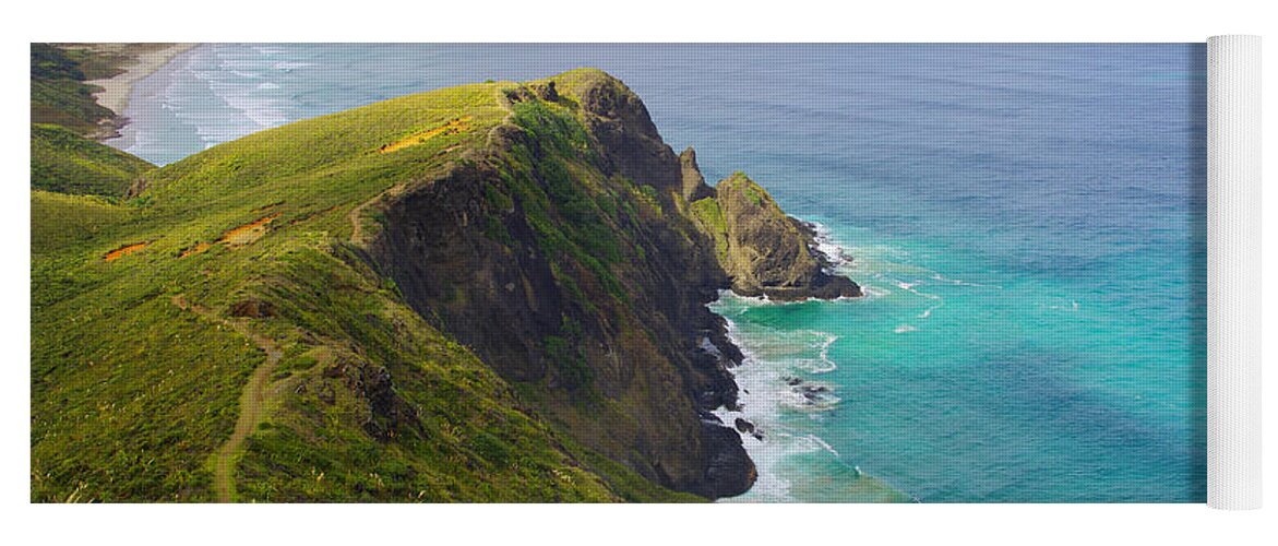 Cape Reinga Yoga Mat featuring the photograph The Great Cape Escape - Cape Reinga, New Zealand by Kenneth Lane Smith