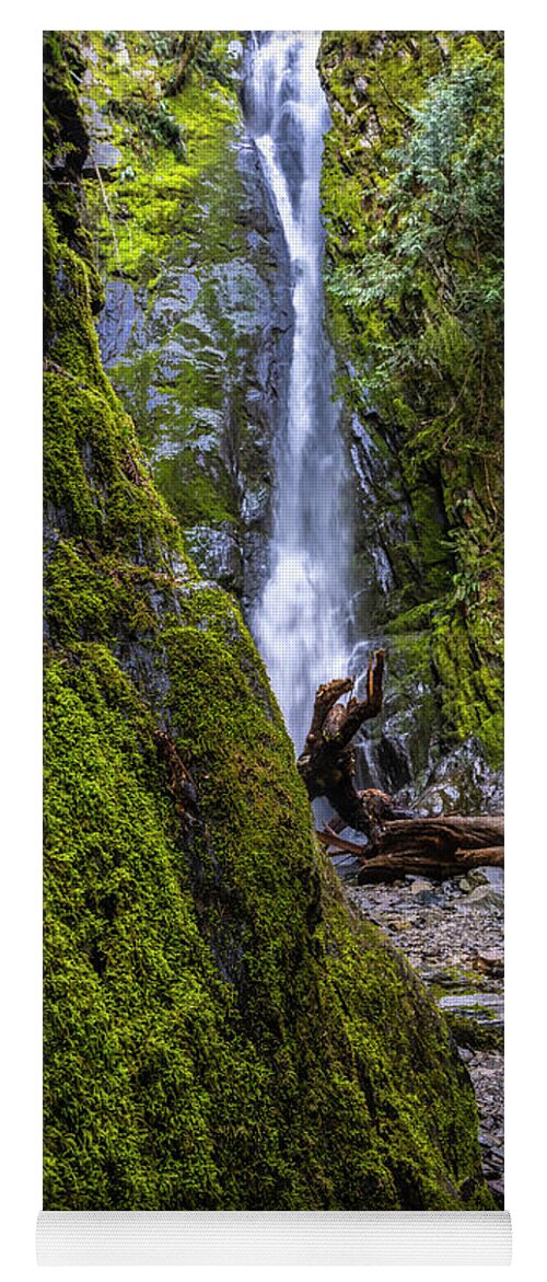Waterfalls Yoga Mat featuring the photograph The Hidden Waterfalls by Bill Cubitt