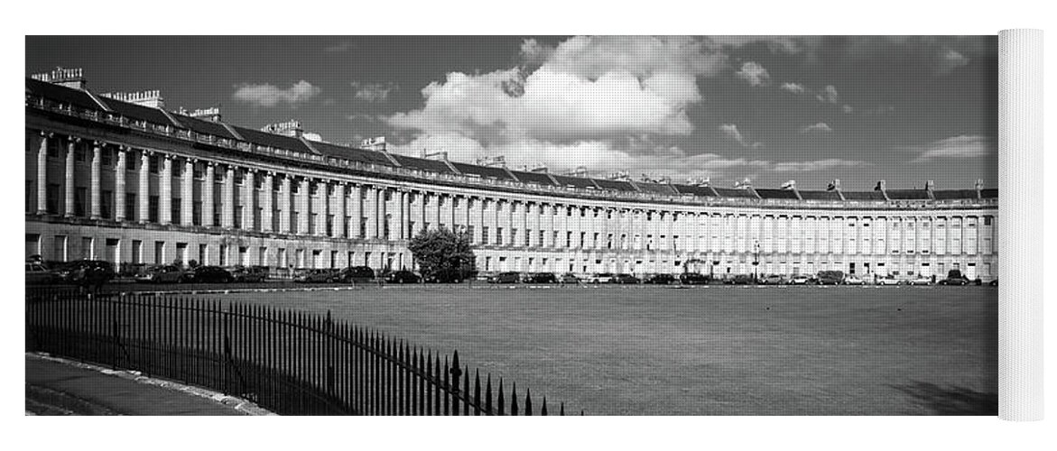Bath Yoga Mat featuring the photograph The historic Royal Crescent, Bath, UK by Seeables Visual Arts