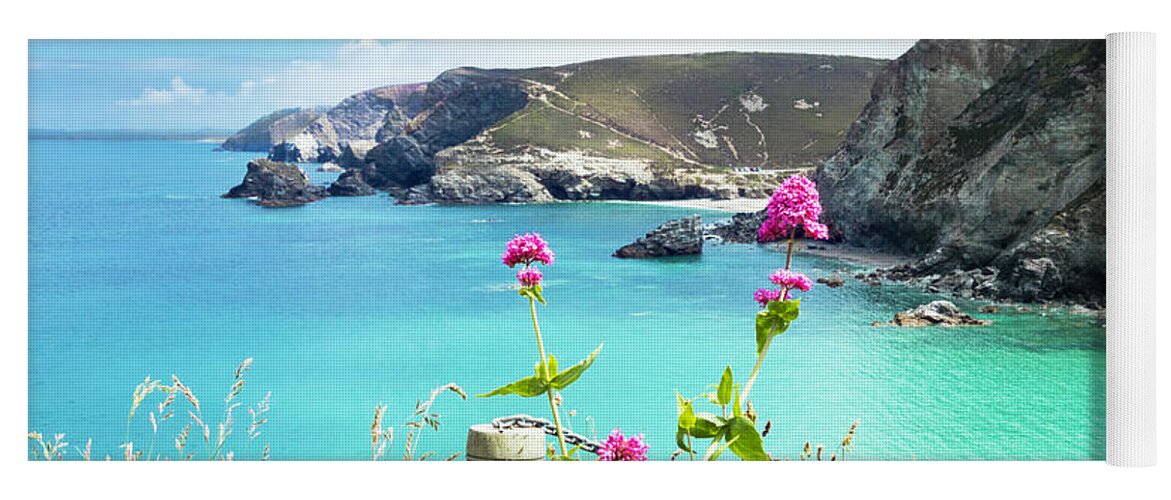 St Agnes Yoga Mat featuring the photograph The North Cornwall Coast by Terri Waters
