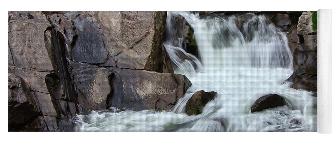 Water Yoga Mat featuring the photograph The sinks, smoky mountains by Theresa D Williams