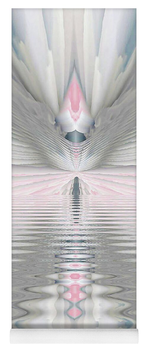 Art Yoga Mat featuring the digital art The Spear of Heaven by Alexandra Vusir