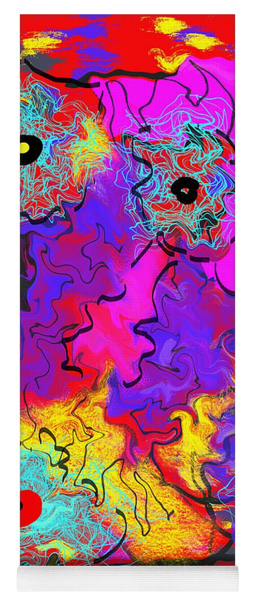 Face Yoga Mat featuring the digital art The Sultry Skull by Susan Fielder