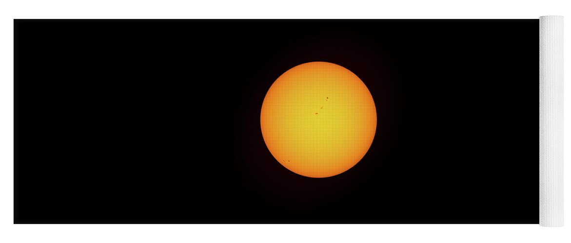Solar Eclipse Yoga Mat featuring the photograph The Sun by David Beechum