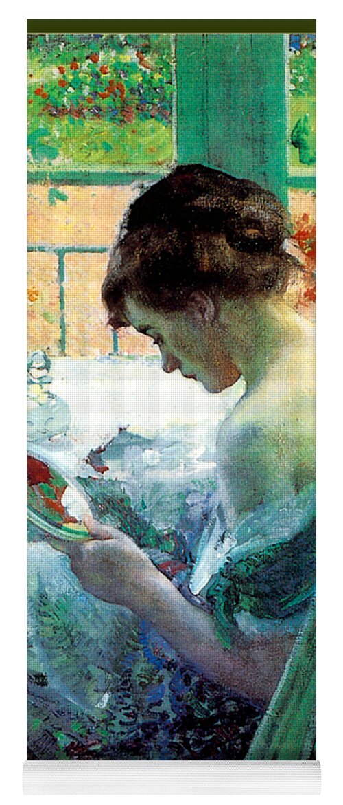Miller Yoga Mat featuring the painting The Toilette 1914 by Richard Miller