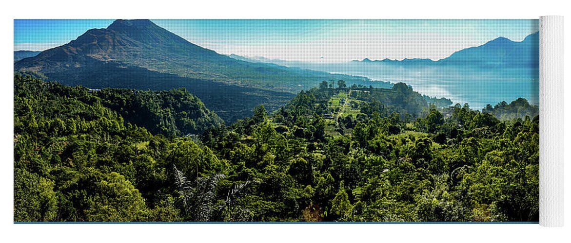 Mt Batur Yoga Mat featuring the photograph The View From Here - Mount Batur. Bali, Indonesia by Earth And Spirit