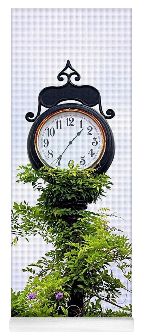 Clock Yoga Mat featuring the photograph Tick Tock by Kristin Elmquist