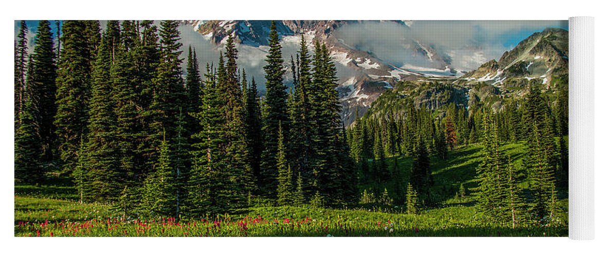 Mount Rainier National Park Yoga Mat featuring the photograph To the Wild County by Doug Scrima
