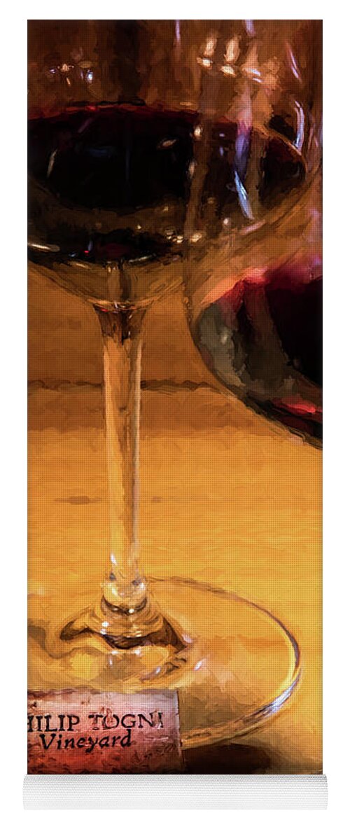Cabernet Sauvignon Yoga Mat featuring the photograph Togni Wine 3 by David Letts