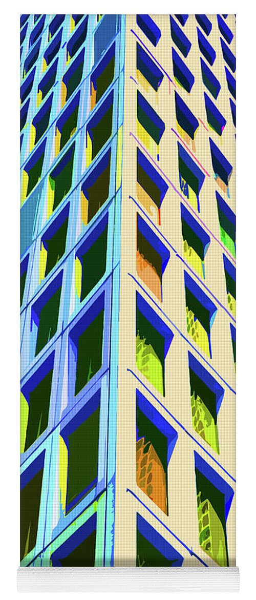 Design Yoga Mat featuring the digital art Touch the Sky by Edward Fielding