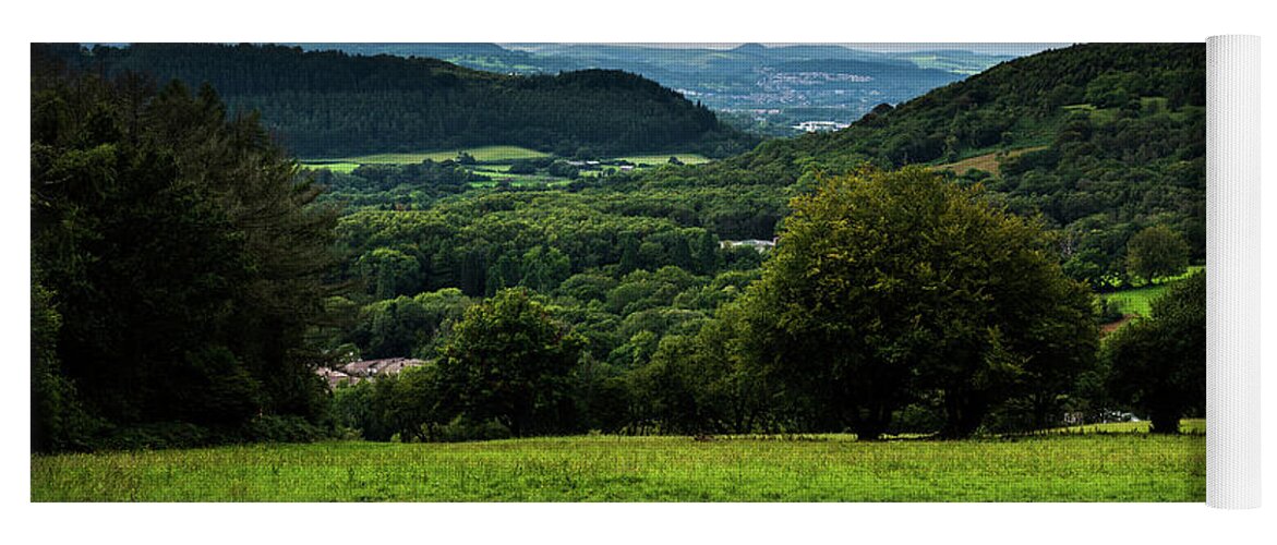 Wales Yoga Mat featuring the photograph Treforest Ahead by Gavin Lewis