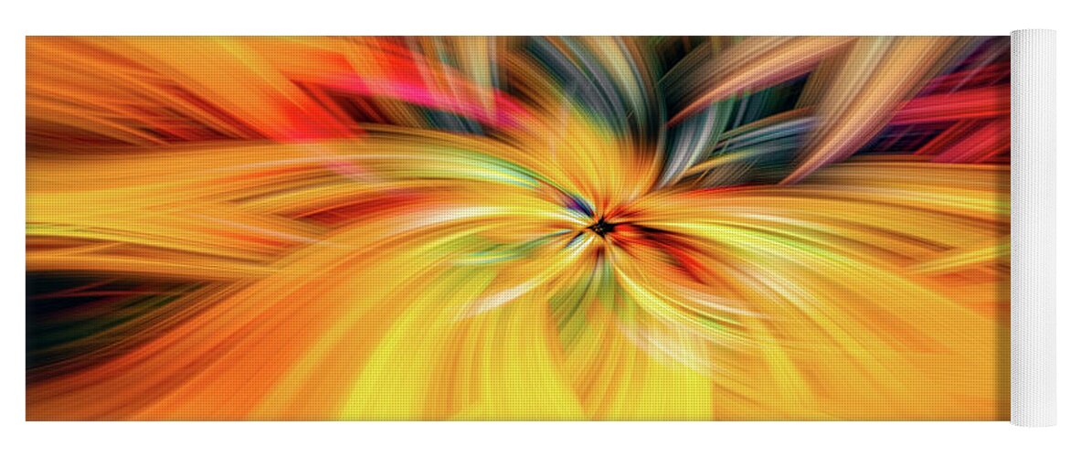 Abstract Yoga Mat featuring the photograph Trinity 8 by Philippe Sainte-Laudy