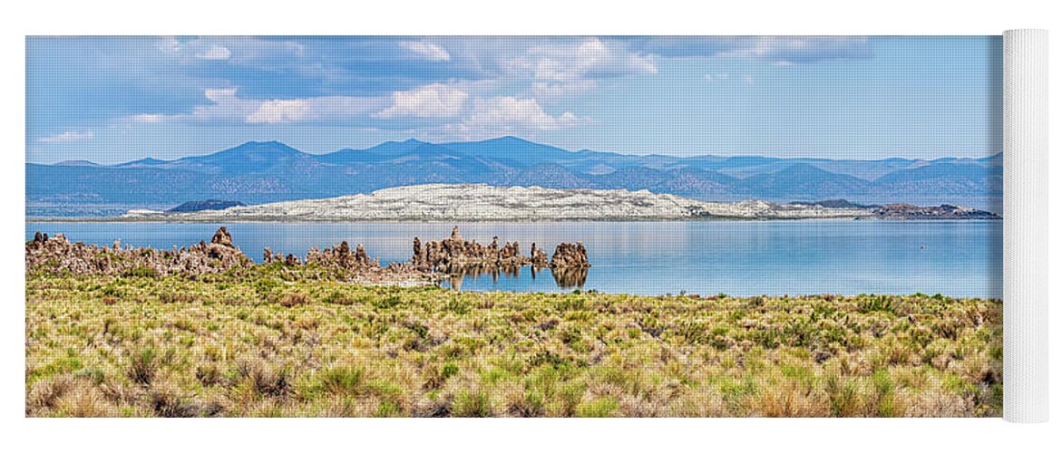 Nature Yoga Mat featuring the photograph Tufa Beauty At Mono Lake by Joseph S Giacalone