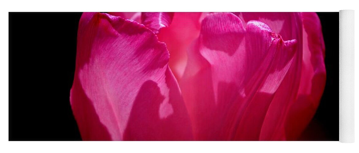 Whispers Of The Heart! Yoga Mat featuring the photograph Tulip beauty by Bess Carter