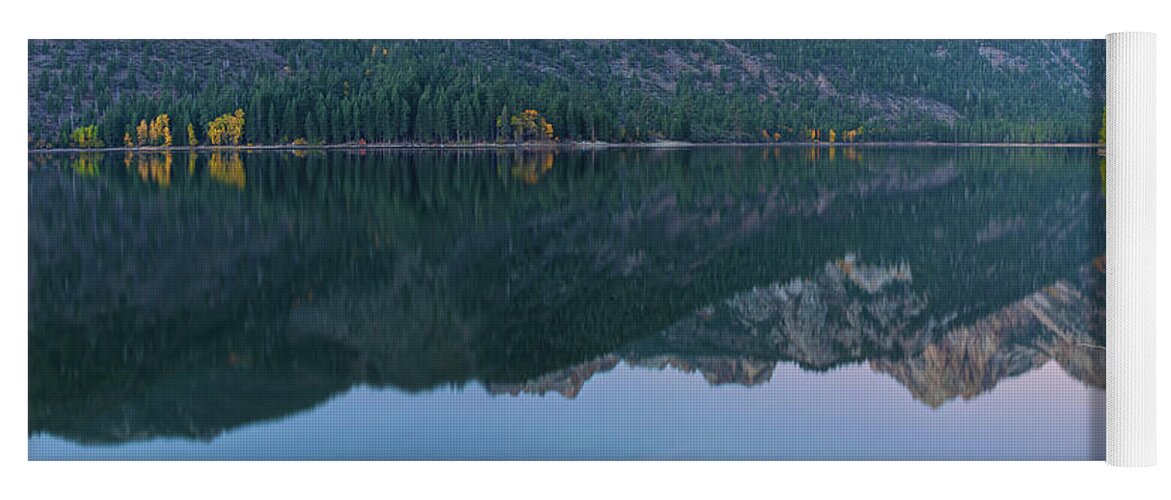 Eastern Sierra Nevada Mountains Yoga Mat featuring the photograph Twin Lake Reflection by Jonathan Nguyen