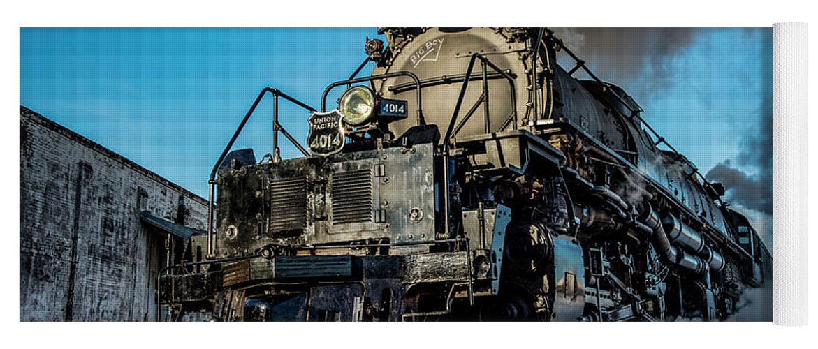 Train Yoga Mat featuring the photograph Union Pacific 4014 Big Boy in Color by David Morefield