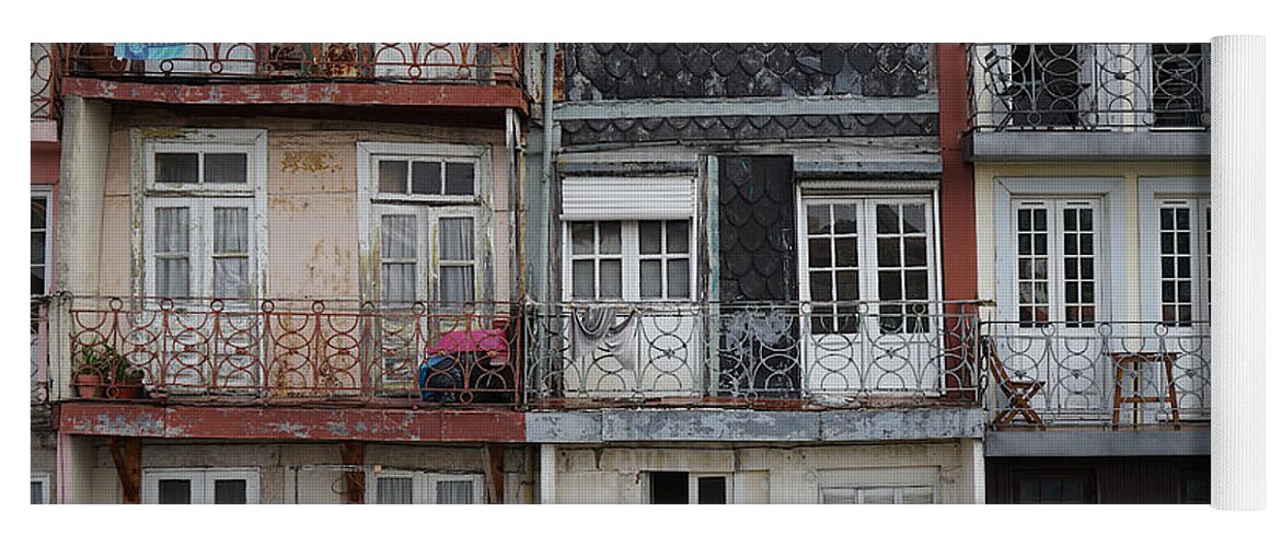 Richard Reeve Yoga Mat featuring the photograph Urban Porto by Richard Reeve