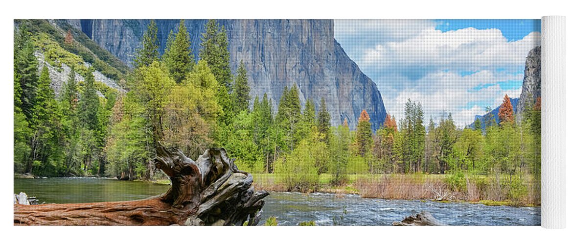 Yosemite National Park Yoga Mat featuring the photograph Valley View Yosemite by Kyle Hanson