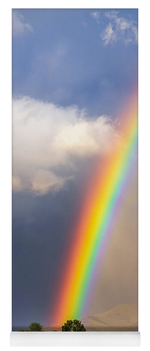 Taos Yoga Mat featuring the photograph Vibrant Rainbow May 2021 by Elijah Rael