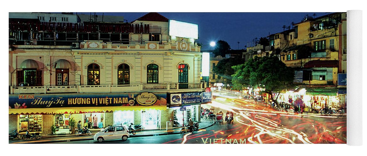Vietnam Yoga Mat featuring the photograph Vietnam, Hanoi by John Seaton Callahan