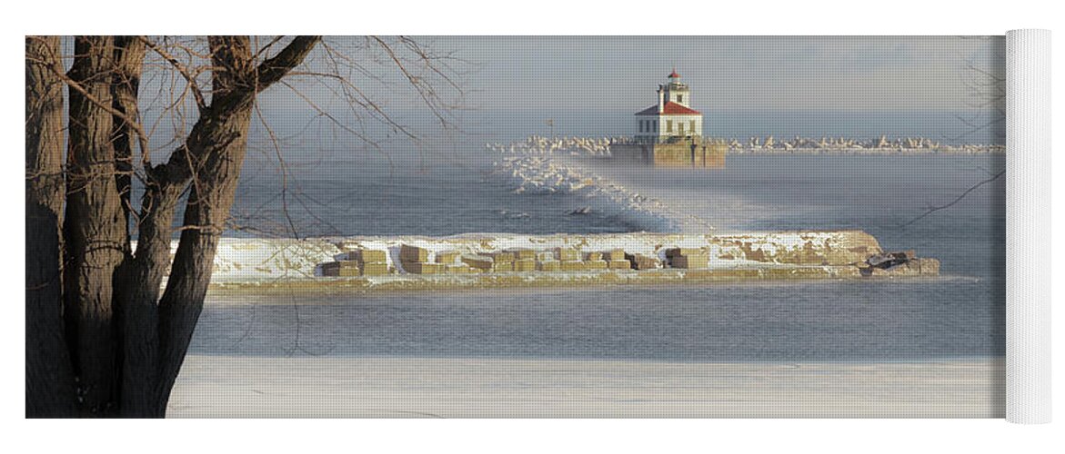 Lighthouse Yoga Mat featuring the photograph View to a Lighthouse by Rod Best