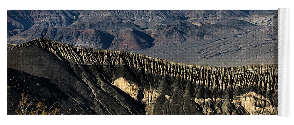 Death Valley Yoga Mat featuring the photograph Volcanic by Erin Marie Davis