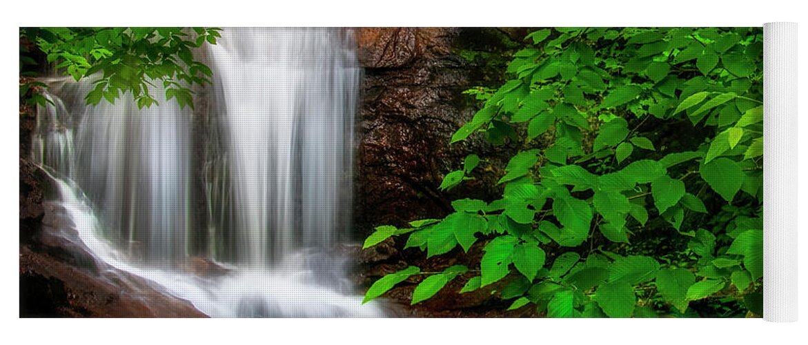 Waterfall Yoga Mat featuring the photograph Walker Falls by Shelia Hunt