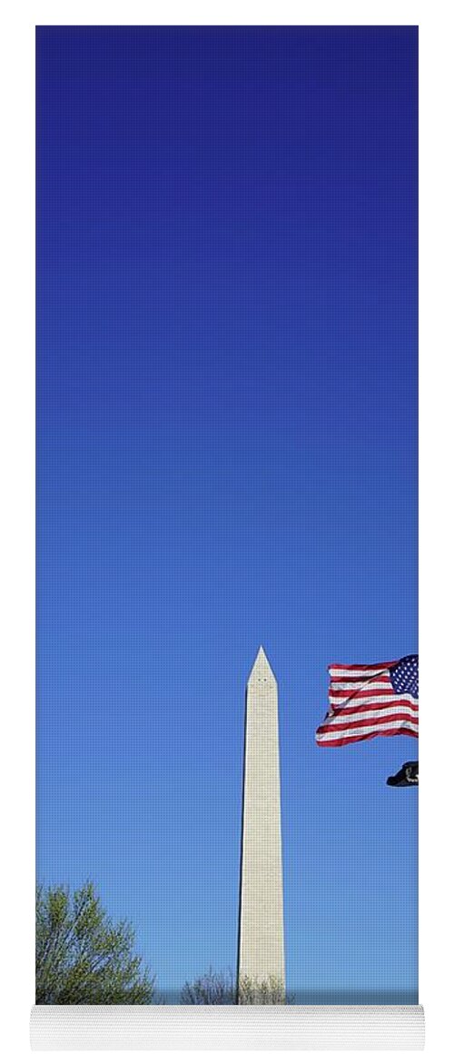  Yoga Mat featuring the photograph Washington DC by Annamaria Frost