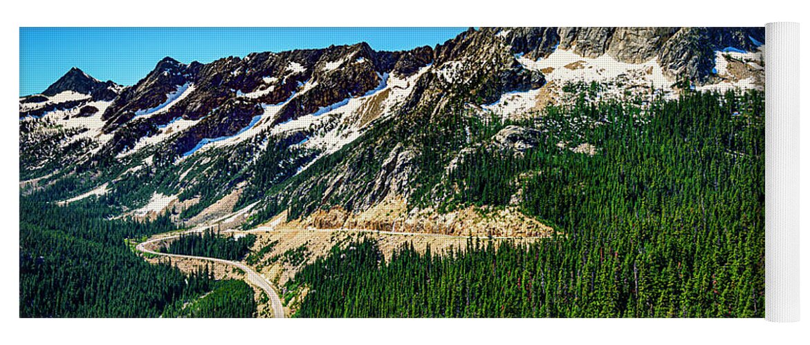 © 2021 Lou Novick All Rights Reversed Yoga Mat featuring the photograph Washintgon Pass by Lou Novick
