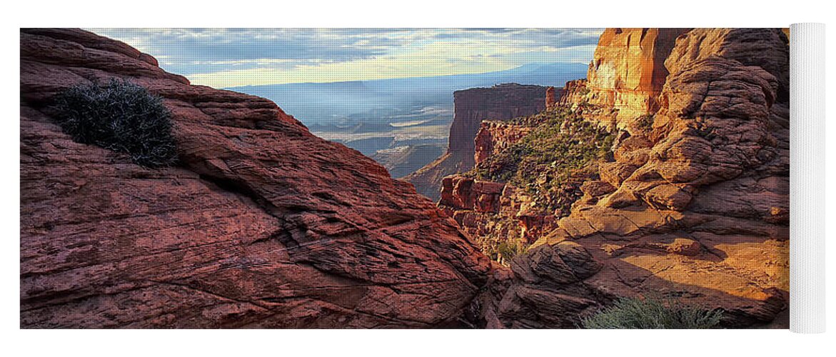National Park Yoga Mat featuring the photograph Well of Light - Canyonland National Park - Utah by William Rainey