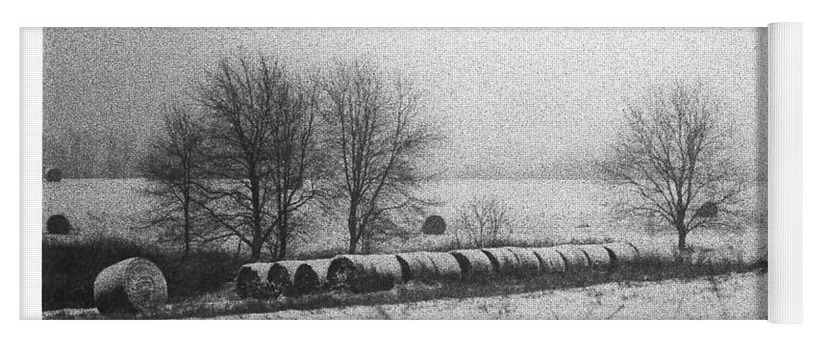 Winter Yoga Mat featuring the photograph WesternPAWinter01 by Mary Kobet