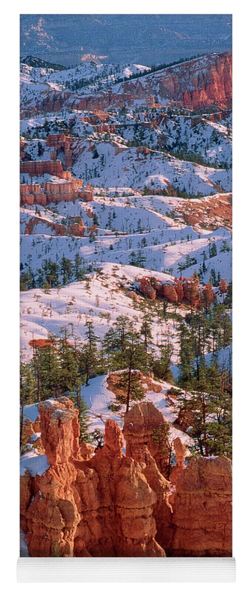 Dave Welling Yoga Mat featuring the photograph Winter Sunrise Bryce Canyon National Park by Dave Welling