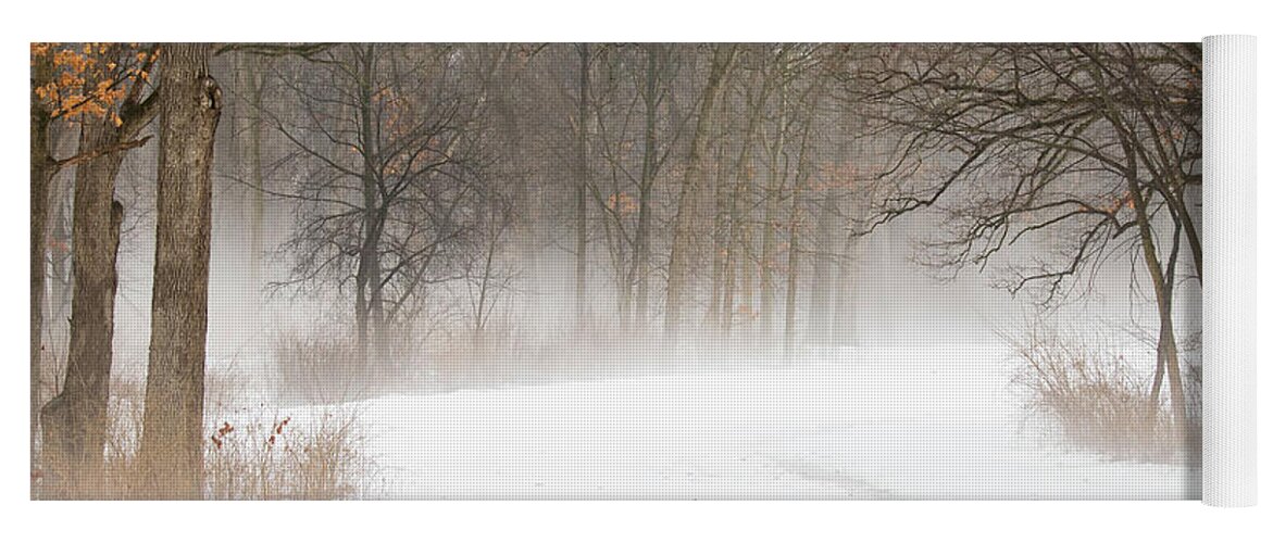 Winter Yoga Mat featuring the photograph Winter's Magic by Forest Floor Photography