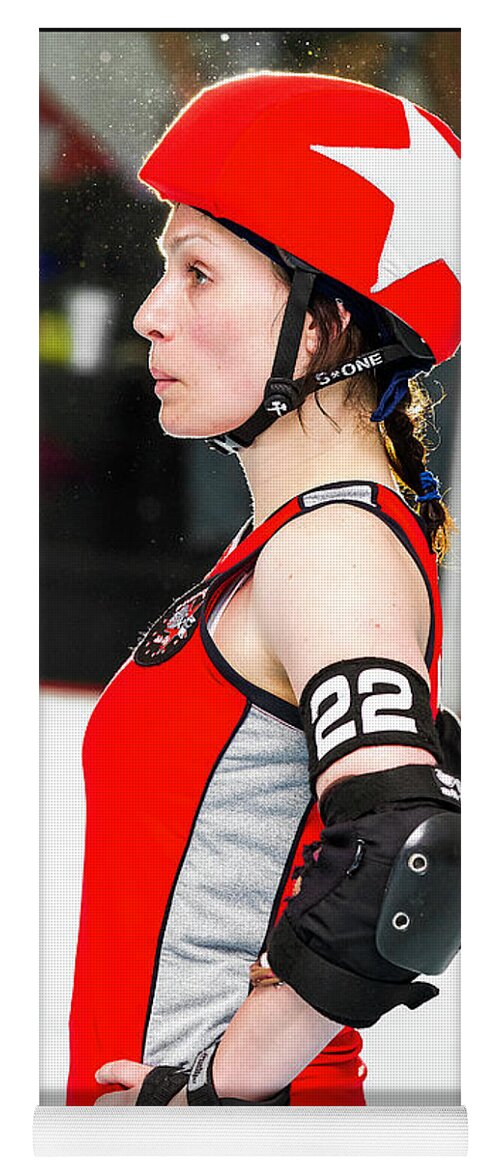 Roller Derby Yoga Mat featuring the photograph Women Who Fly #15 by Christopher W Weeks
