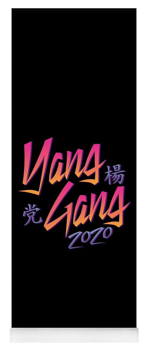 Democrat Yoga Mat featuring the digital art Yang Gang 2020 by Flippin Sweet Gear